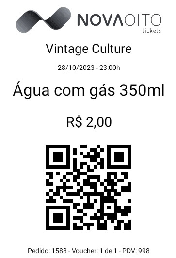 Exemplo de impressão de voucher com logo